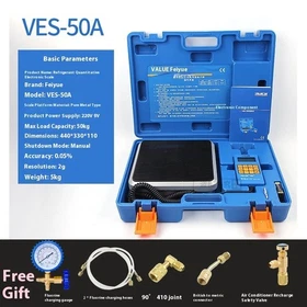 Portable VES-50A 50B 100A 100B Refrigerant Quantity-Controlled Electronic Scale