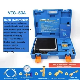 VES-50A/50B/100A Refrigerant Electronic Weighing Fluorinated Electronic Scale