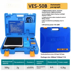 VES-50A/100B Manual Refrigerant Recovery Electronic Balance High-Precision Metal