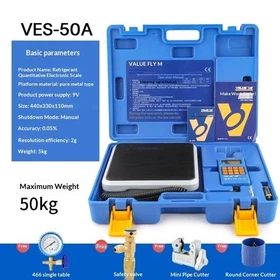 VES-50A Refrigerant Scale for HVAC 50/100kg Manual Quantitative Filling