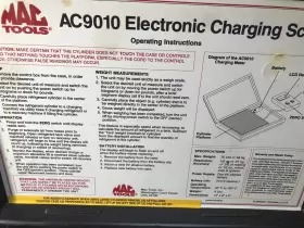 AC9010 MAC TOOLS Charging Scale #3