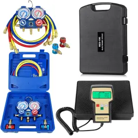 A14-3515 SEGAWE Ipl Hvac Ac Manifold Gauge Set Digital Scale