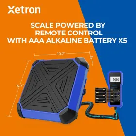 689745124655 XETRON Hvac Refrigerant Scale Charging Freon #3