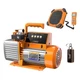 Elitech SVP-7 Vacuum Pump 7 CFM 2 Stage Intelligent HVAC+LMC-200A Charging Scale