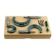 Mitutoyo 103-922 0-3" Ratchet Stop .0001" Outside Micrometer Set