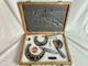 Mitutoyo 103-922 Micrometer Set 0-3 Inch w/setting Rods In Wood Box